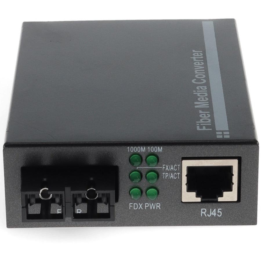 Gigabit Media Converter 10/100/1000Base-TX to 1000Base-SX - AddOn Networks ADD-GMC-SX-5SC | Tecisoft