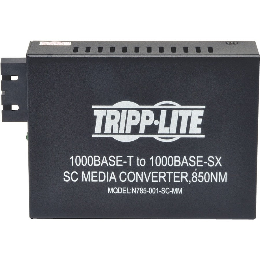 Gigabit Media Converter - Professional 10/100/1000 Mbps SC Multimode Fiber | Tripp Lite by Eaton N785-001-SC-MM