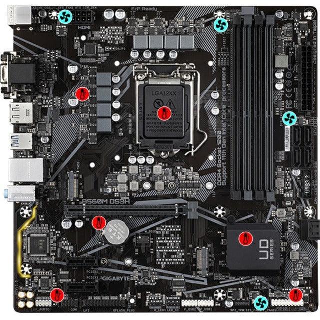 Gigabyte B560M Ds3H Socket Lga1200/ Intel B560/ Ddr4/ Sata3&Usb3.2/ M.2/ Micro Atx Motherboard