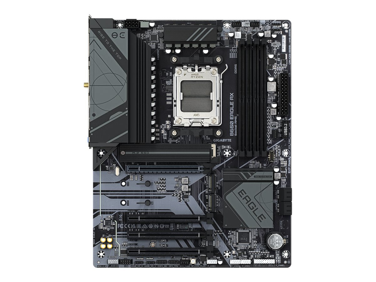 Gigabyte B650 EAGLE AX - Motherboard - ATX - Socket AM5 - AMD B650 Chipset - USB-C 3.2 Gen 1, USB 3.2 Gen 2, USB 3.2 Gen 1 -