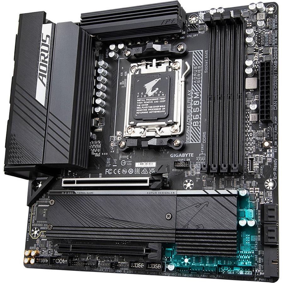 Gigabyte B650M Aorus Elite Gaming Desktop Motherboard - AMD B650 Chipset - Socket AM5 - Micro ATX