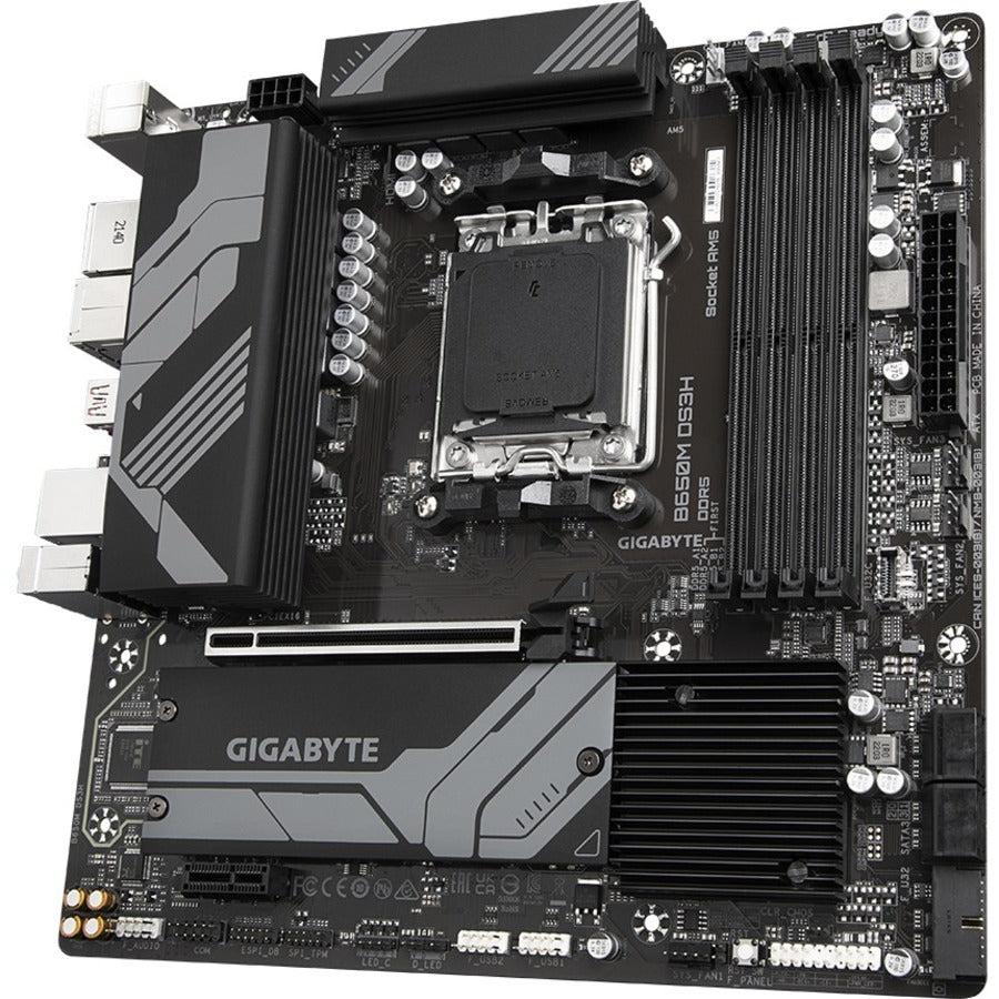 Gigabyte B650M DS3H Gaming Desktop Motherboard - AMD B650 Chipset - Socket AM5 - Micro ATX