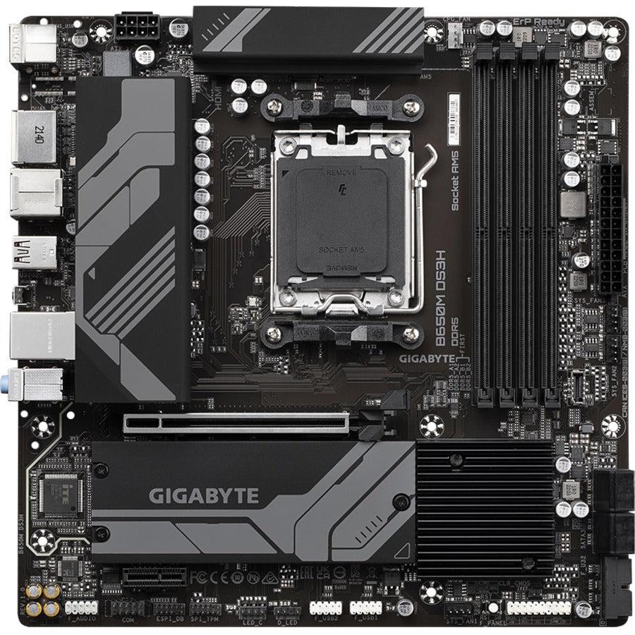 Gigabyte B650M DS3H Gaming Desktop Motherboard - AMD B650 Chipset - Socket AM5 - Micro ATX