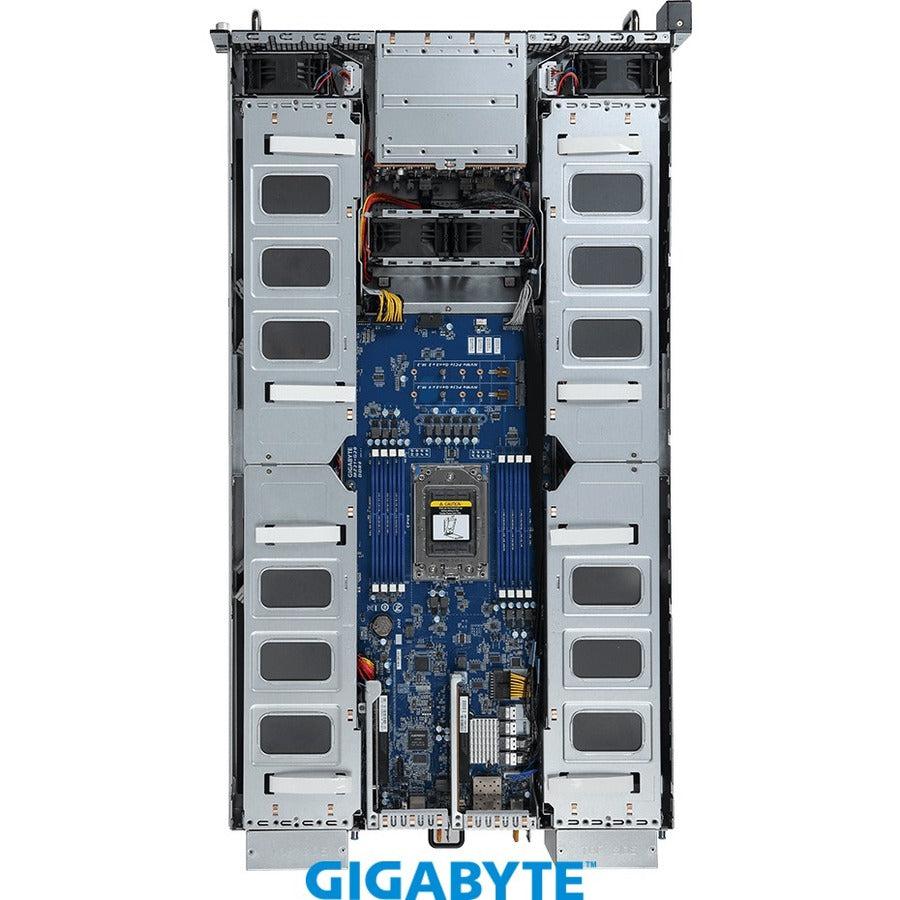 Gigabyte G292-Z20 Barebone System - 2U Rack-mountable - Socket SP3 - 1 x Processor Support