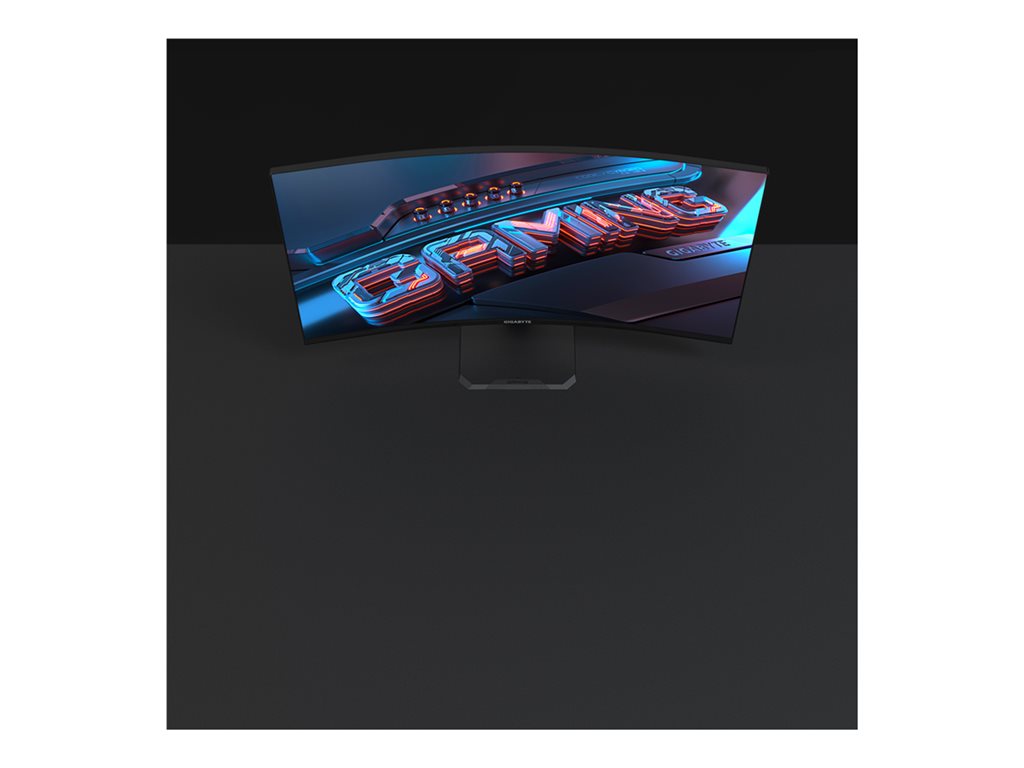 Gigabyte GS32QC - LED monitor - curved - 32 (31.5" viewable) - 2560 x 1440 QHD @ 170 Hz - VA - 300 cd/mï¿½ - 3500:1 - 1