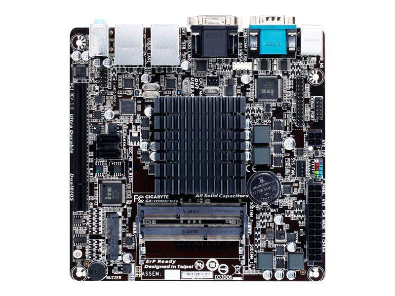 Gigabyte Ga-J1900N-D3V - 1.0 - Motherboard - Mini Itx - Intel Celeron J1900 - Usb 3.0 - 2 X Gigabit Lan