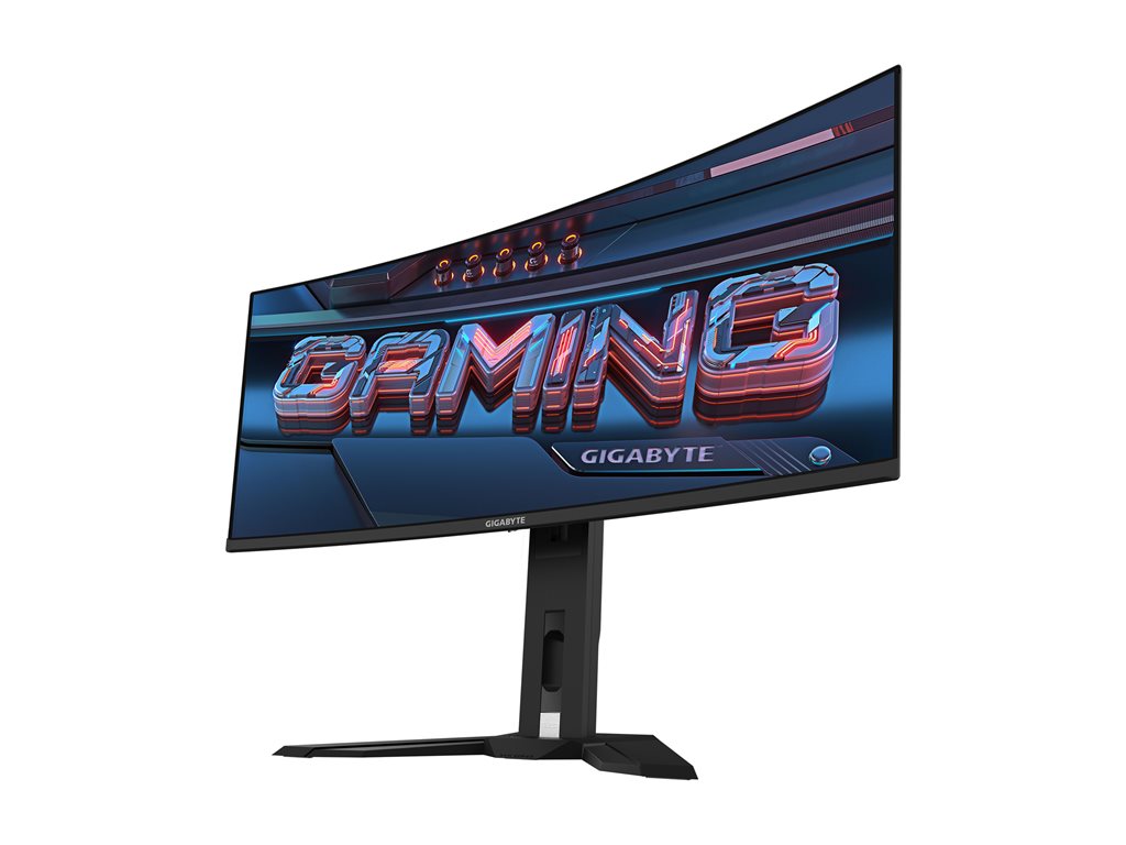 Gigabyte MO34WQC - OLED monitor - gaming - curved - 34 - 3440 x 1440 WQHD @ 175 Hz - 1000 cd/mï¿½ - 1500000:1 -