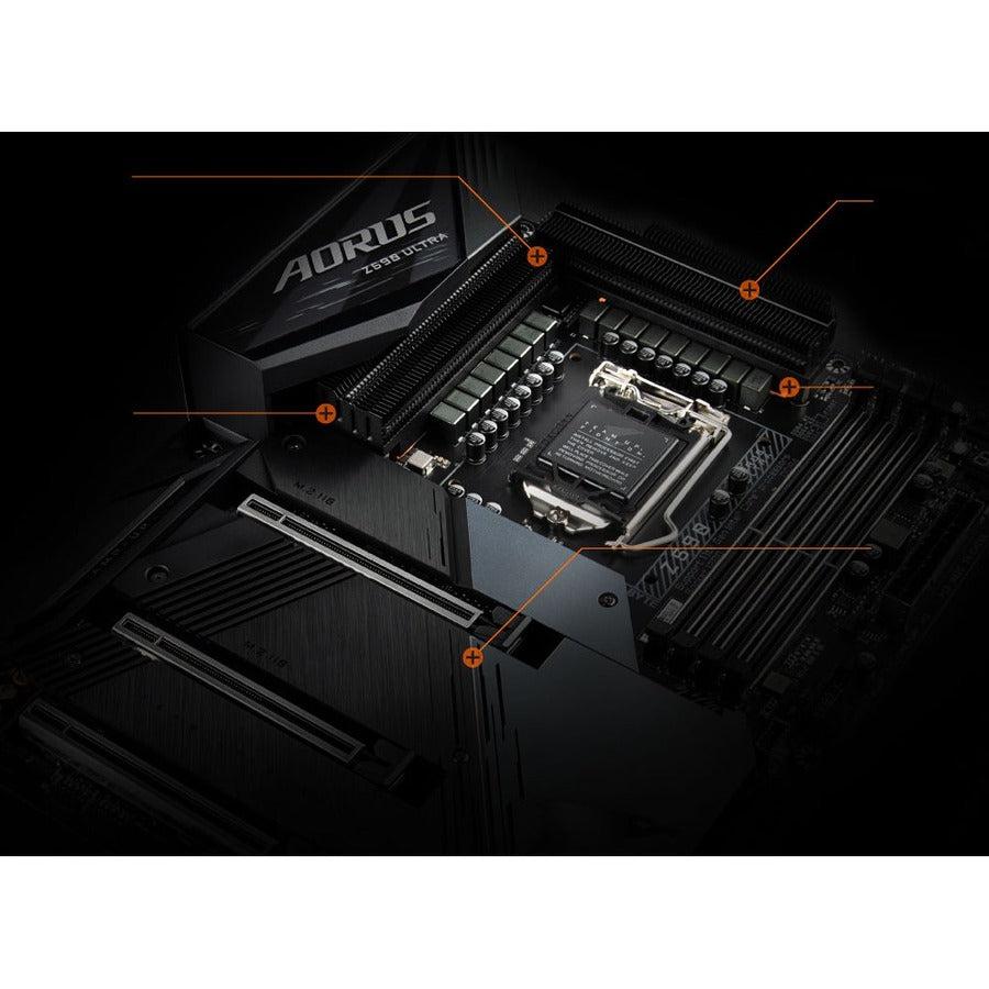 Gigabyte Z590 Aorus Ultra Lga 1200 Intel Z590 Sata 6Gb/S Atx Intel Motherboard