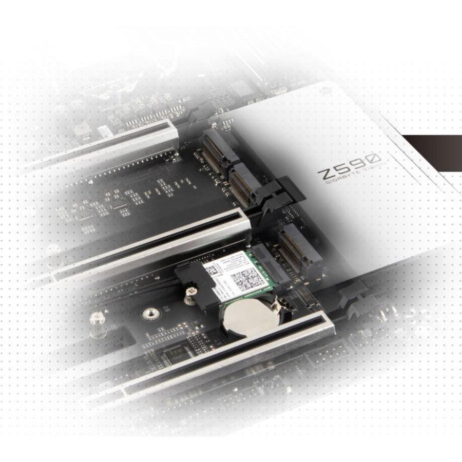 Gigabyte Z590 Vision D Socket Lga1200/ Intel Z590/ Ddr4/ Quad-Gpu & 2-Way Crossfire/ Sata3&Usb3.2/ M.2/ Wifi&Bluetooth/ Atx Motherboard