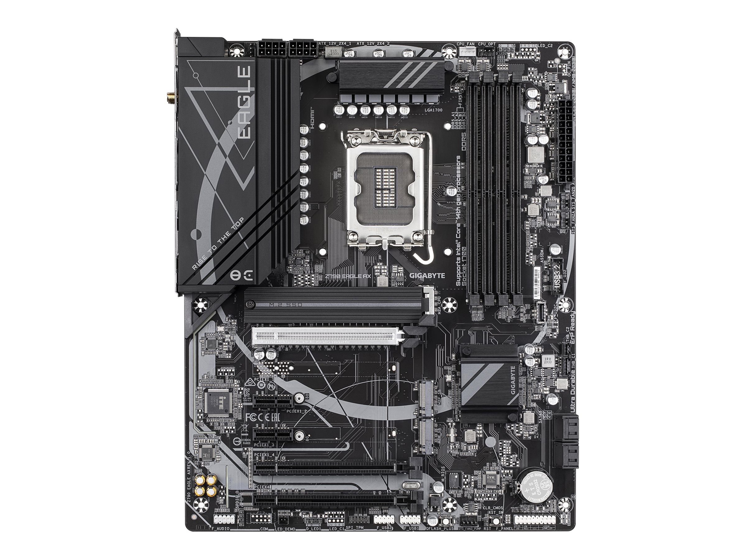 Gigabyte Z790 EAGLE AX - 1.0 - motherboard - ATX - LGA1700 Socket - Z790 Chipset - USB-C 3.2 Gen2, USB-C 3.2 Gen 1, USB 3.2 Gen