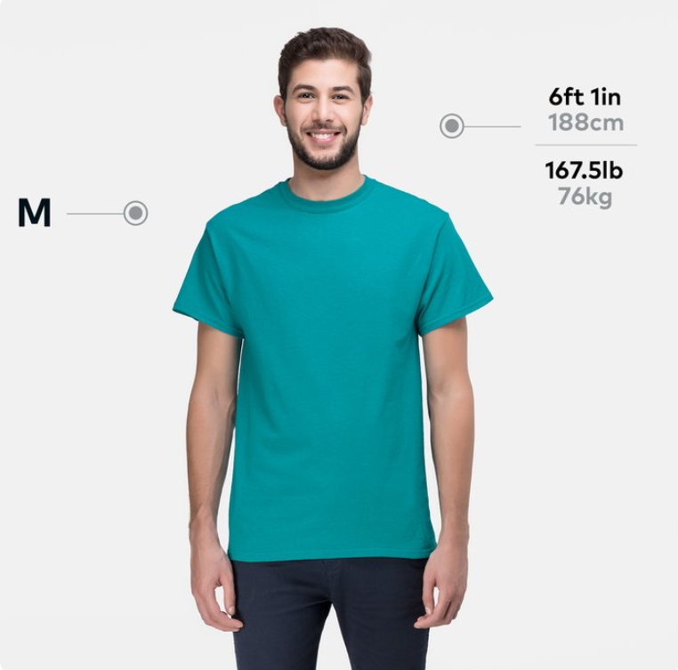 Gildan® Heavy Cotton Short Sleeve T-Shirt – Durable Comfort for Every Day