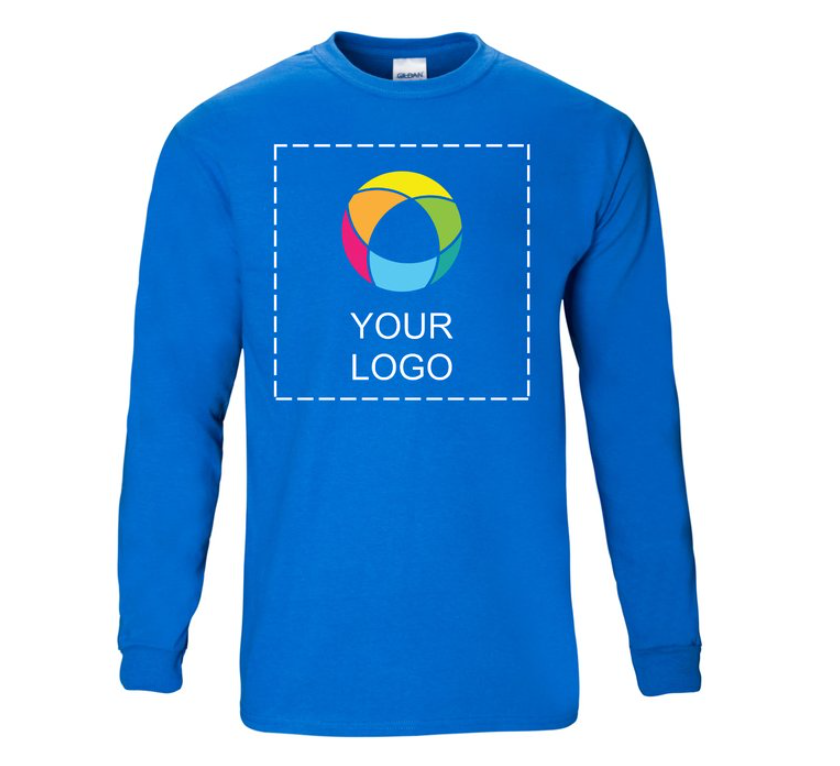 Gildan® Ultra Cotton™ Long Sleeve T-Shirt – Classic Fit & Durable Comfort