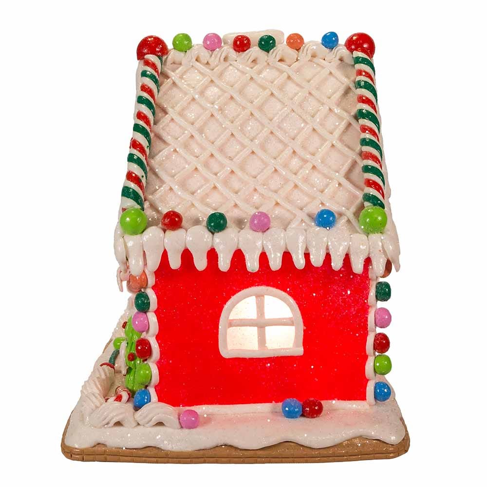 Gingerbread Junction - 9" Lighted Tabletop Gingerbread House