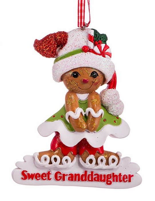 Gingerbread Special Granddaughter Ornament