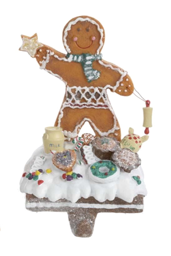 Gingerbread Stocking Holder - Girl