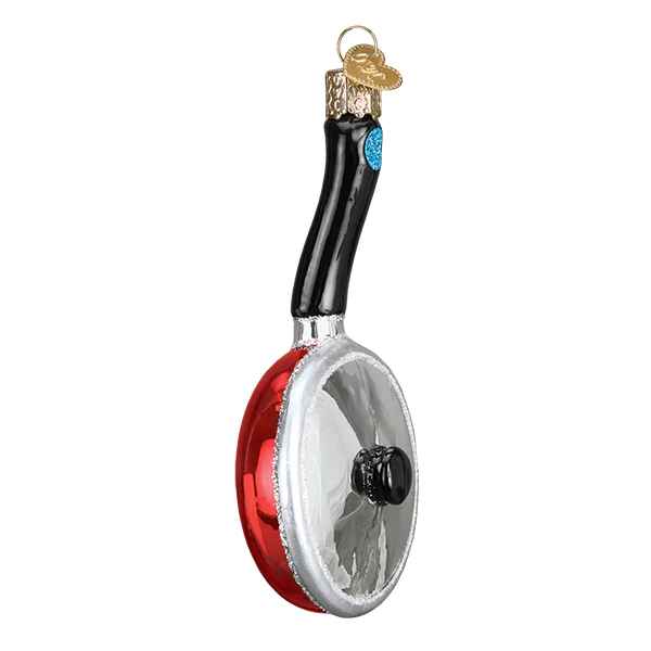 Glass Frying Pan Ornament