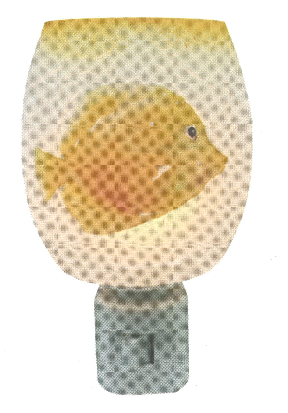 Glass Nightlight - Water Color Fish - Style E
