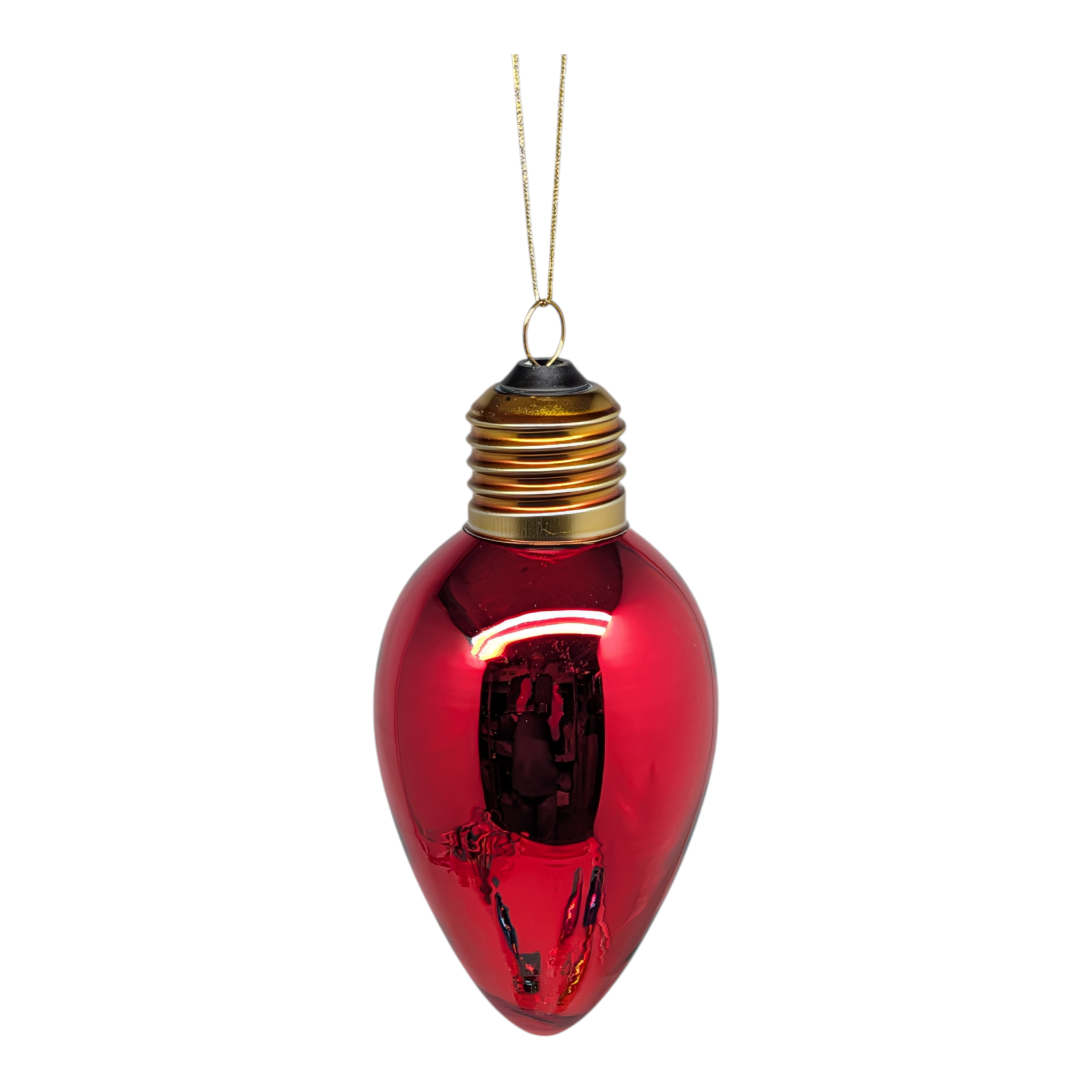 Glass Oversized C7 Bulb Ornament -