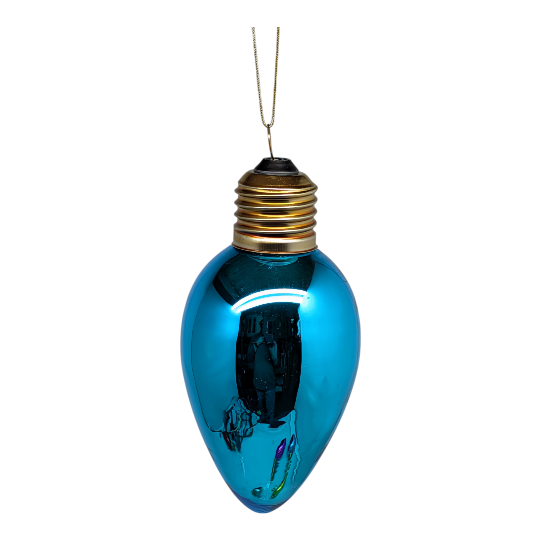 Glass Oversized C7 Bulb Ornament -