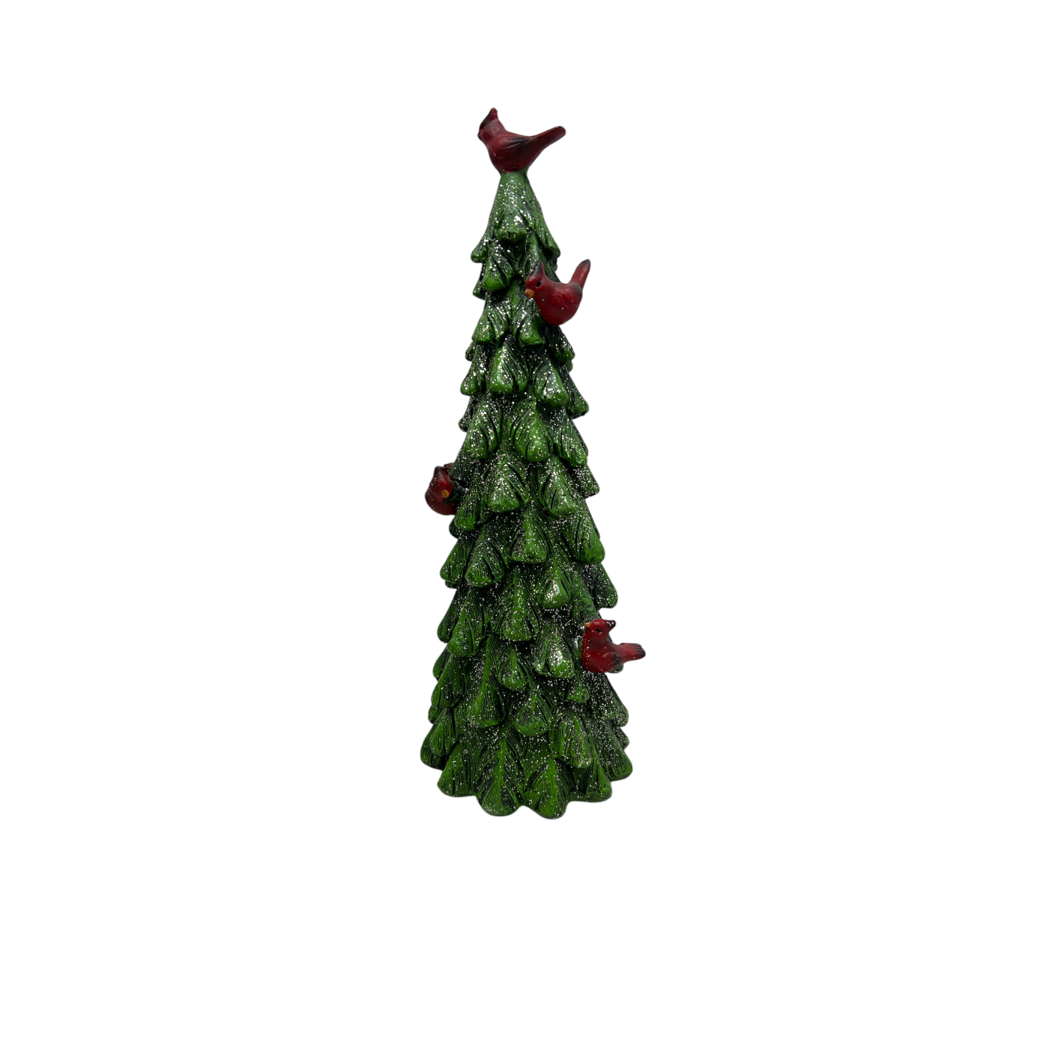 Glitter Cardinal Tree Medium