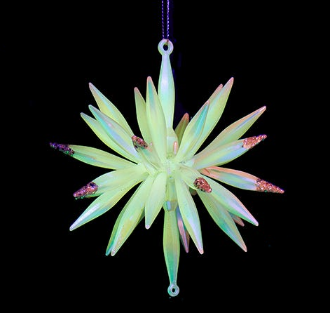 Glow In the Dark Starburst Ornament -