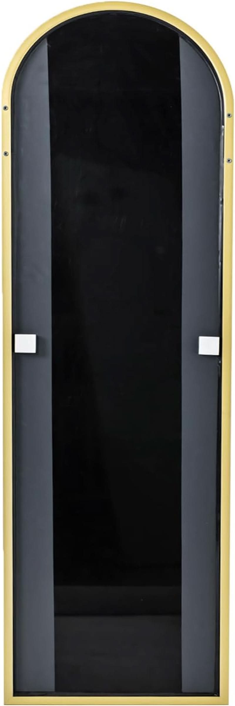 Gold Full Length Door Mirror 16x50 Inches Arched Over the Door