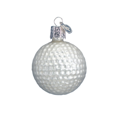 Golf Ball Glass Ornament