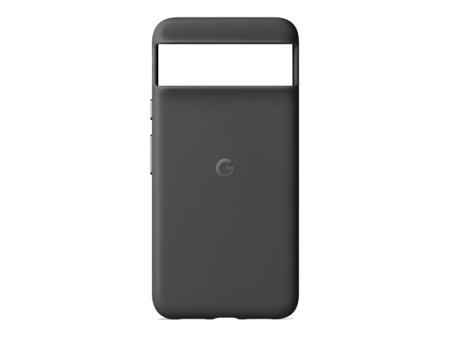 Google - Back cover for cell phone - aluminum, silicone, polycarbonate shell - charcoal - for Pixel 8 GA04979