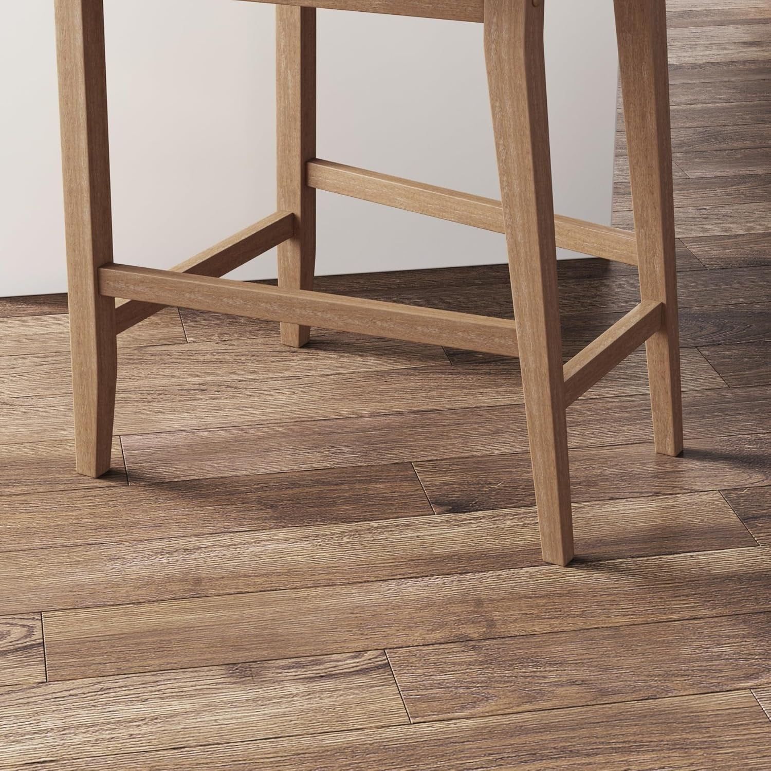 Gracie Counter Height Bar Stool Set Of 4 Natural Flax