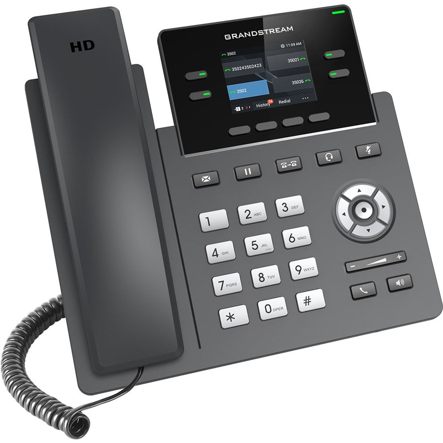 Grandstream GRP2612 IP Phone - Corded - Corded - Wall Mountable GRP2612P