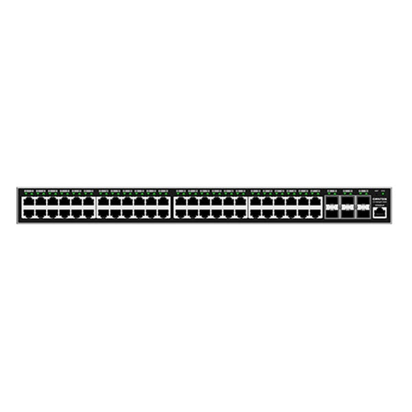 Grandstream GWN7806P Layer 2+ Managed PoE Switch, 48 GigE, 6 SFP+ for Enterprise