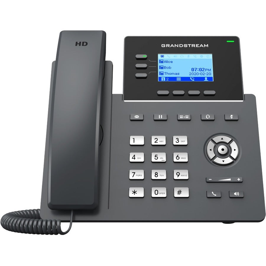 Grandstream GRP2603 IP Phone - Corded - Corded - Wall Mountable, Desktop