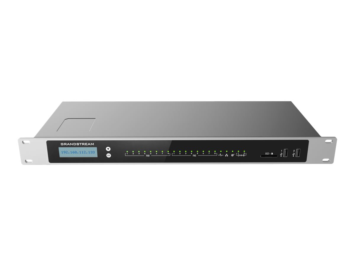 Grandstream UCM6308 IP PBX Appliance Asterisk 16, 6-Core, FXS/FXO, 5000 Users