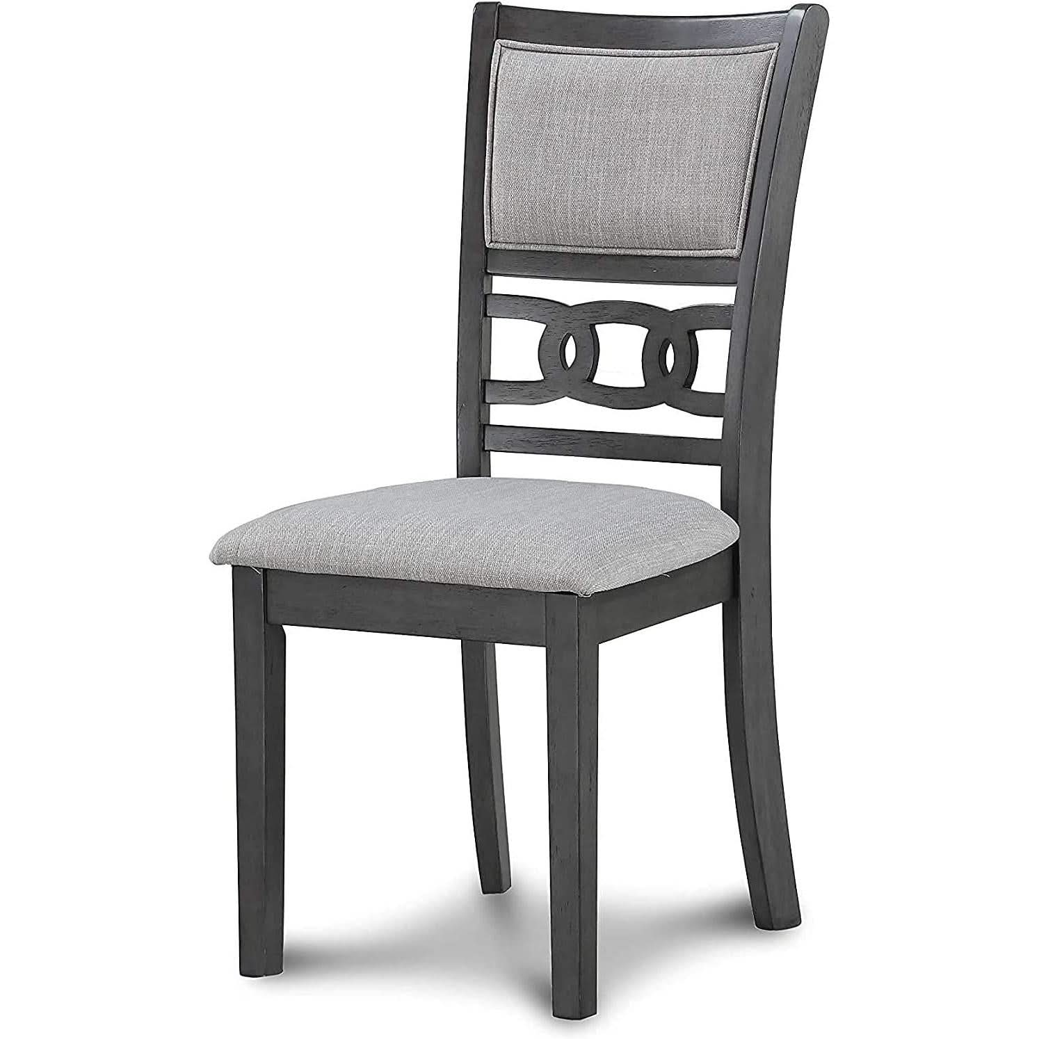 Gray 5 Piece Dining Table Set With 4 Chairs For Kitchen