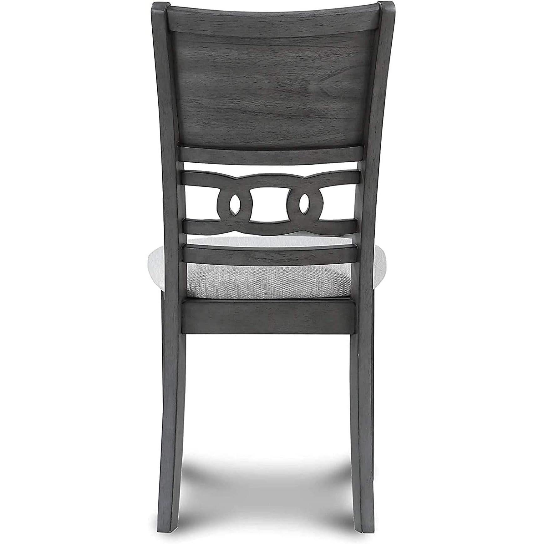 Gray 5 Piece Dining Table Set With 4 Chairs For Kitchen