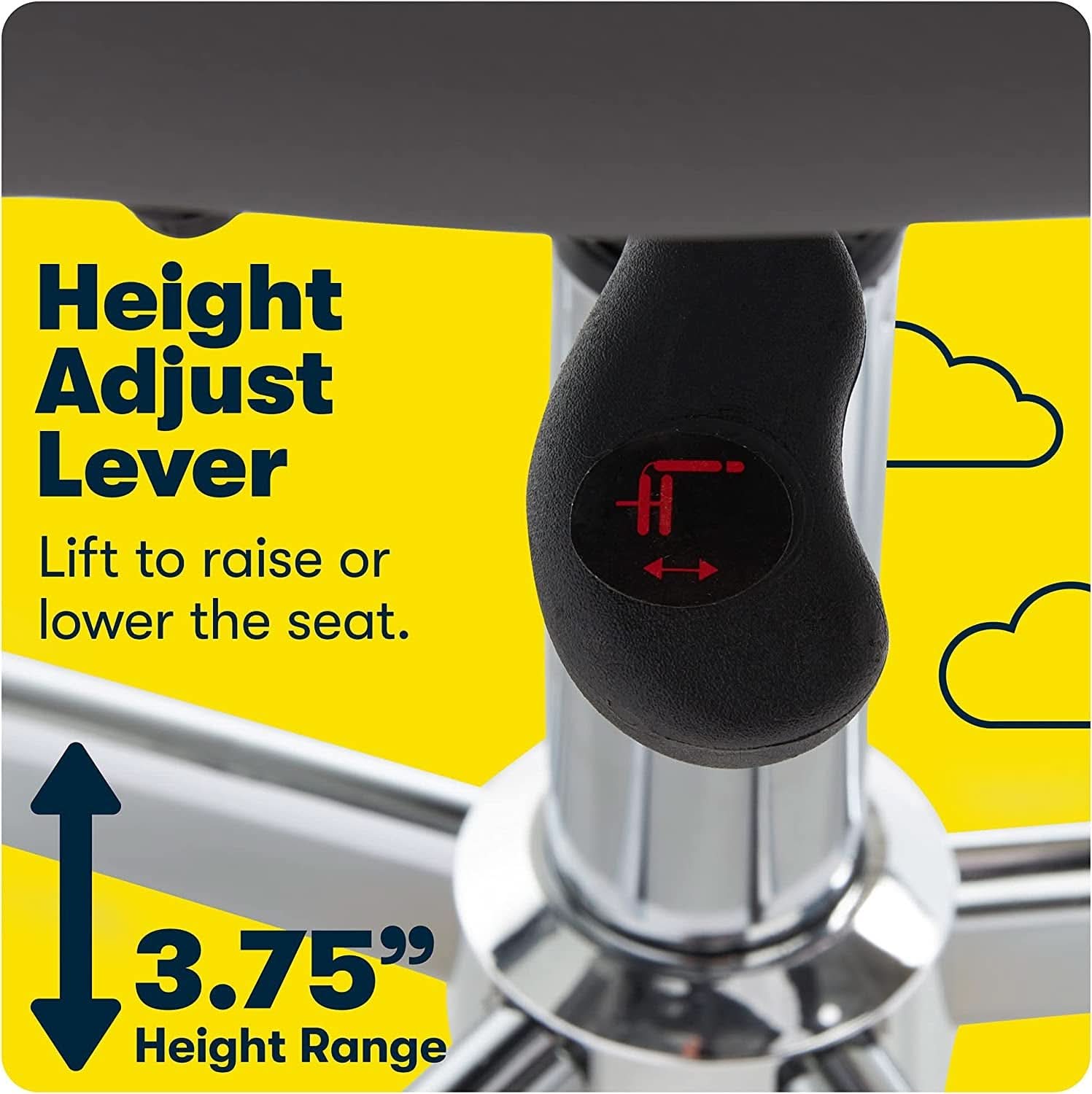 Gray Armless Desk Chair With Wheels And Breathable Mesh