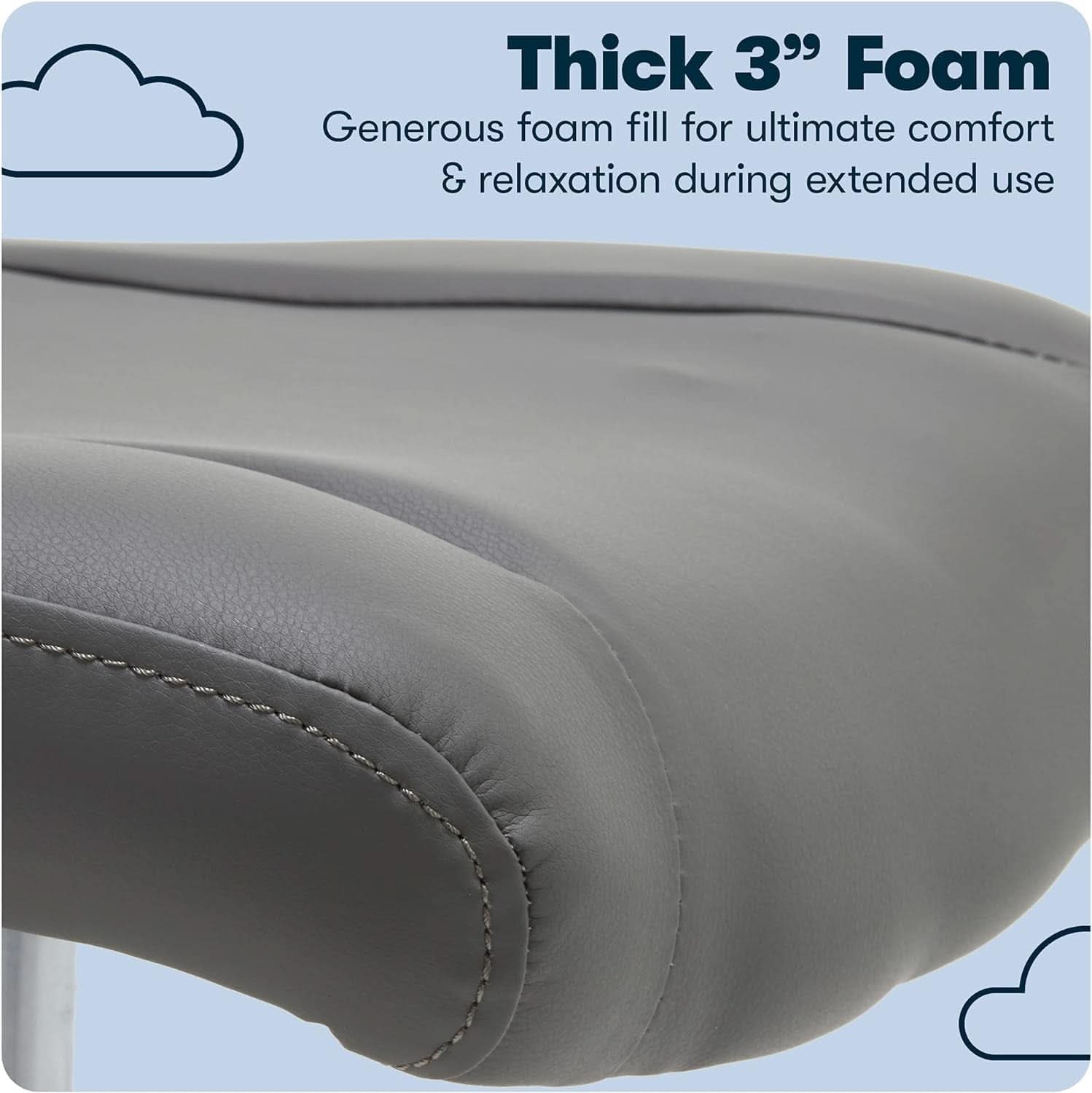 Gray Armless Desk Chair With Wheels And Breathable Mesh