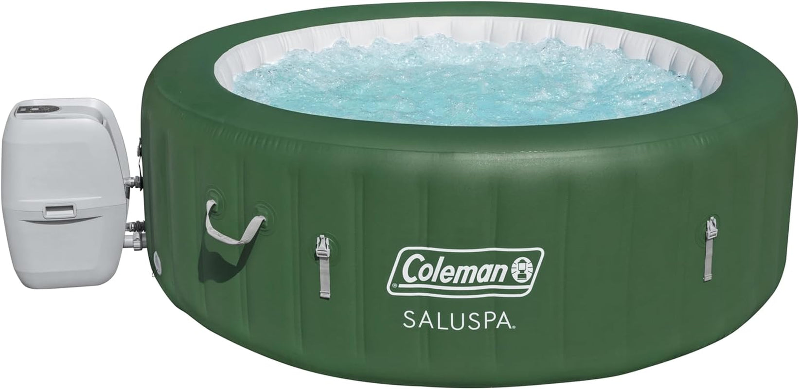 Green Inflatable Hot Tub 4 To 6 Person With Dual Covers