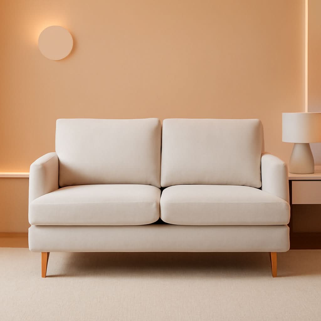 Green Loveseat Compact Space Saving Sofa For Small Spaces