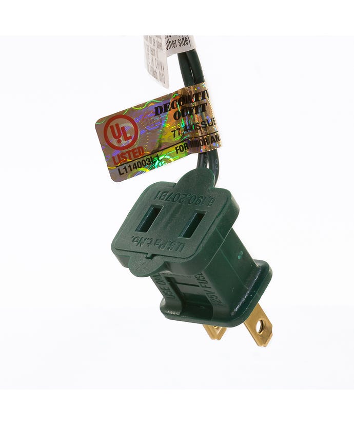 Green Tractor Novelty Light Set - 9 Feet