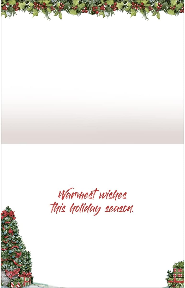 Greenery Greetings Boxed Christmas Cards