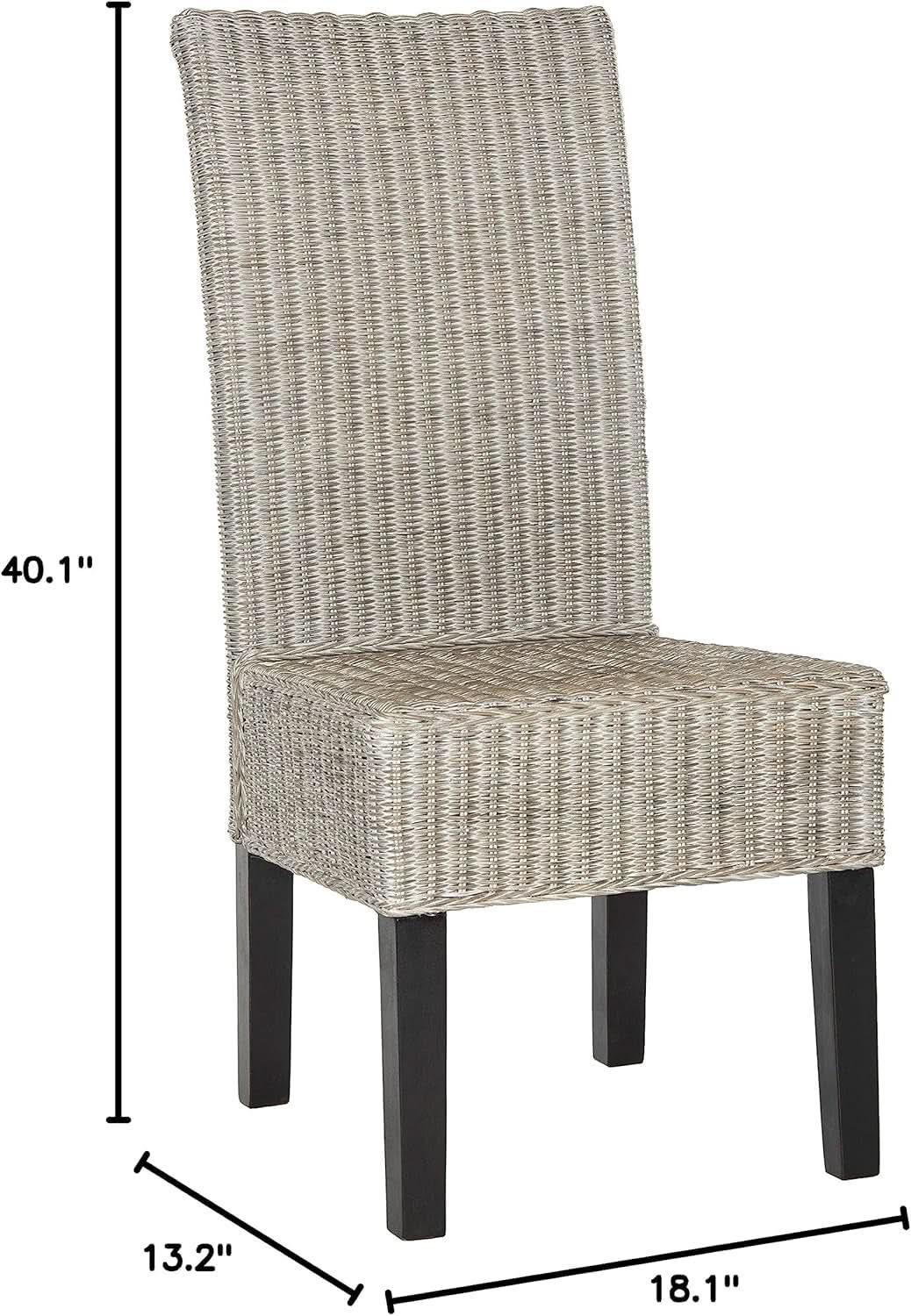Grey 18 Inch Dining Chair Modern Design Living Room