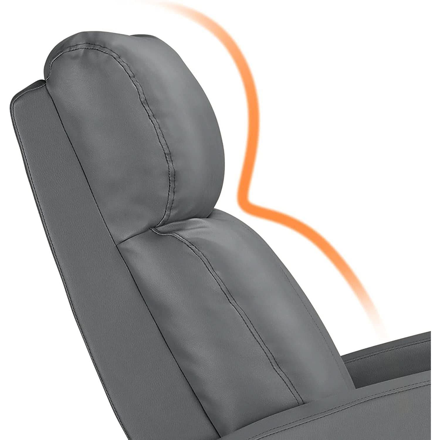 Grey Recliner Chairs Set Of 2 For Living Room Comfort