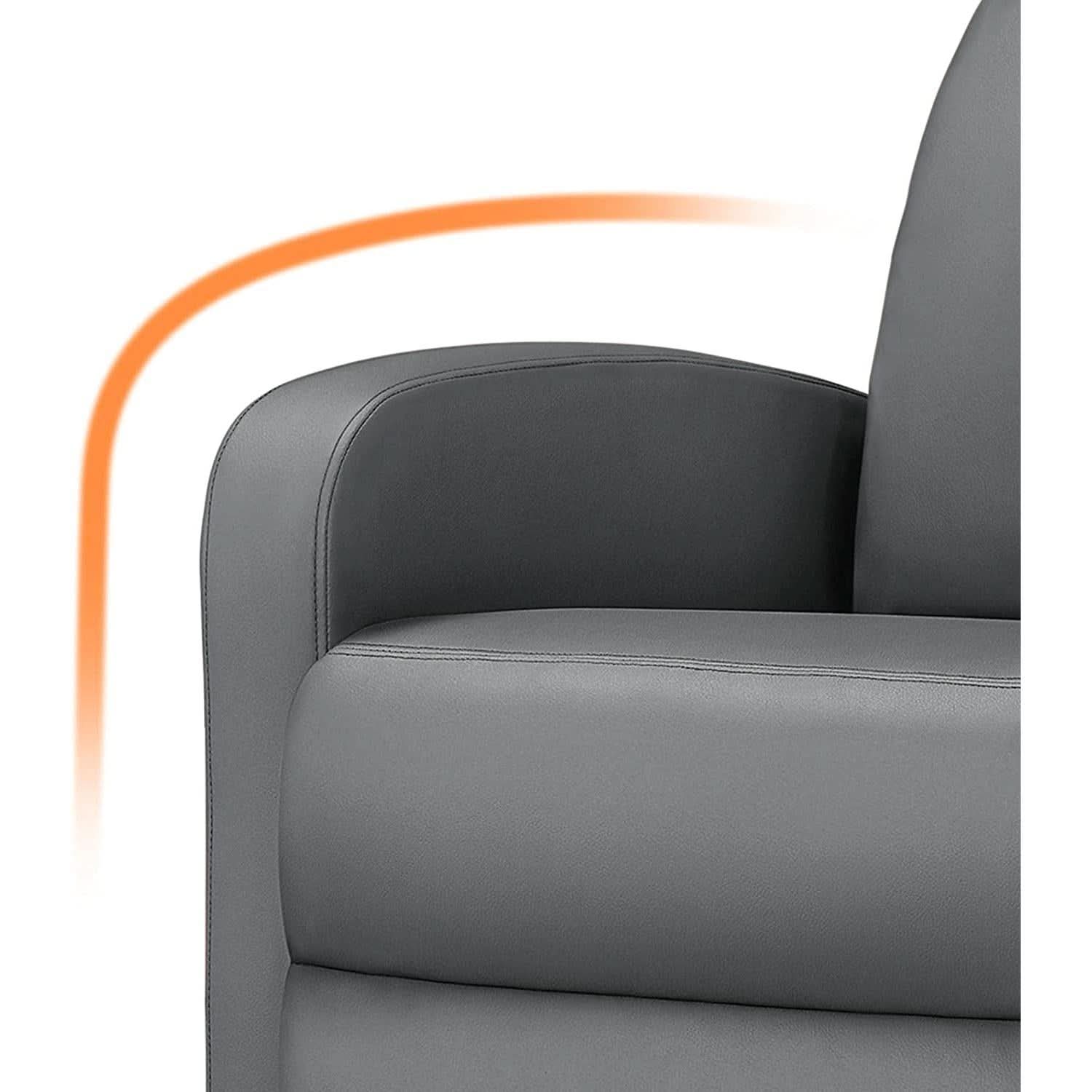 Grey Recliner Chairs Set Of 2 For Living Room Comfort