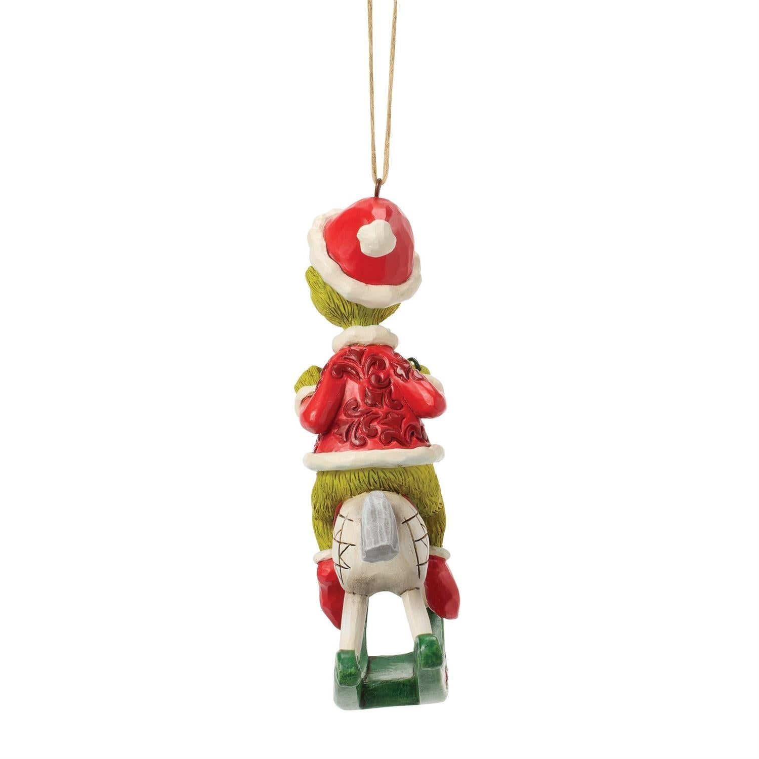 Grinch on Rocking Horse Ornament