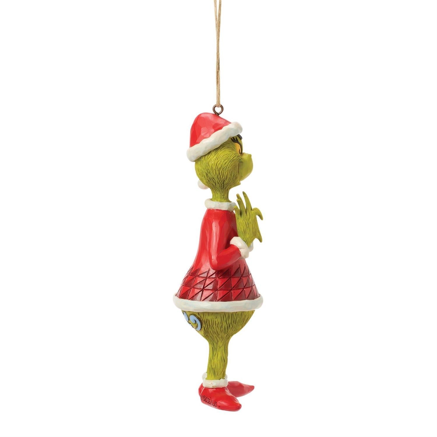 Grinch with Heart Hands Ornament