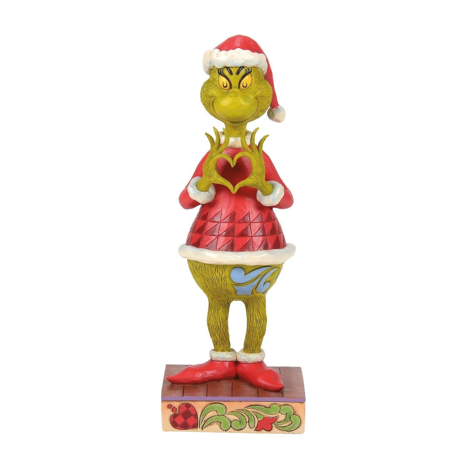 Grinch with Heart Hands