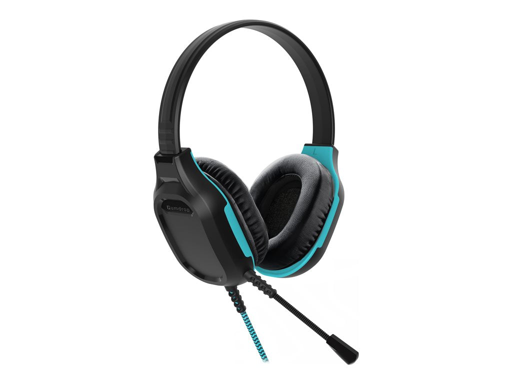Gumdrop DropTech - Headphones with mic - full size - wired - USB-C 01H025
