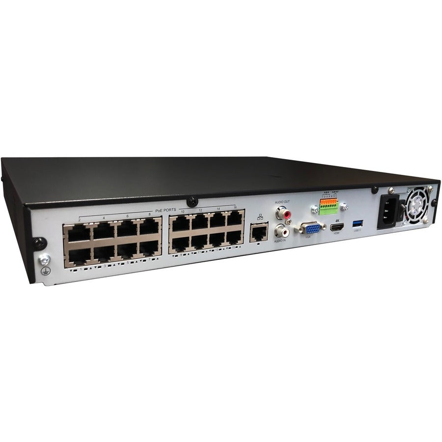 Gyration 16-Channel Network Video Recorder With PoE - 16 TB HDD