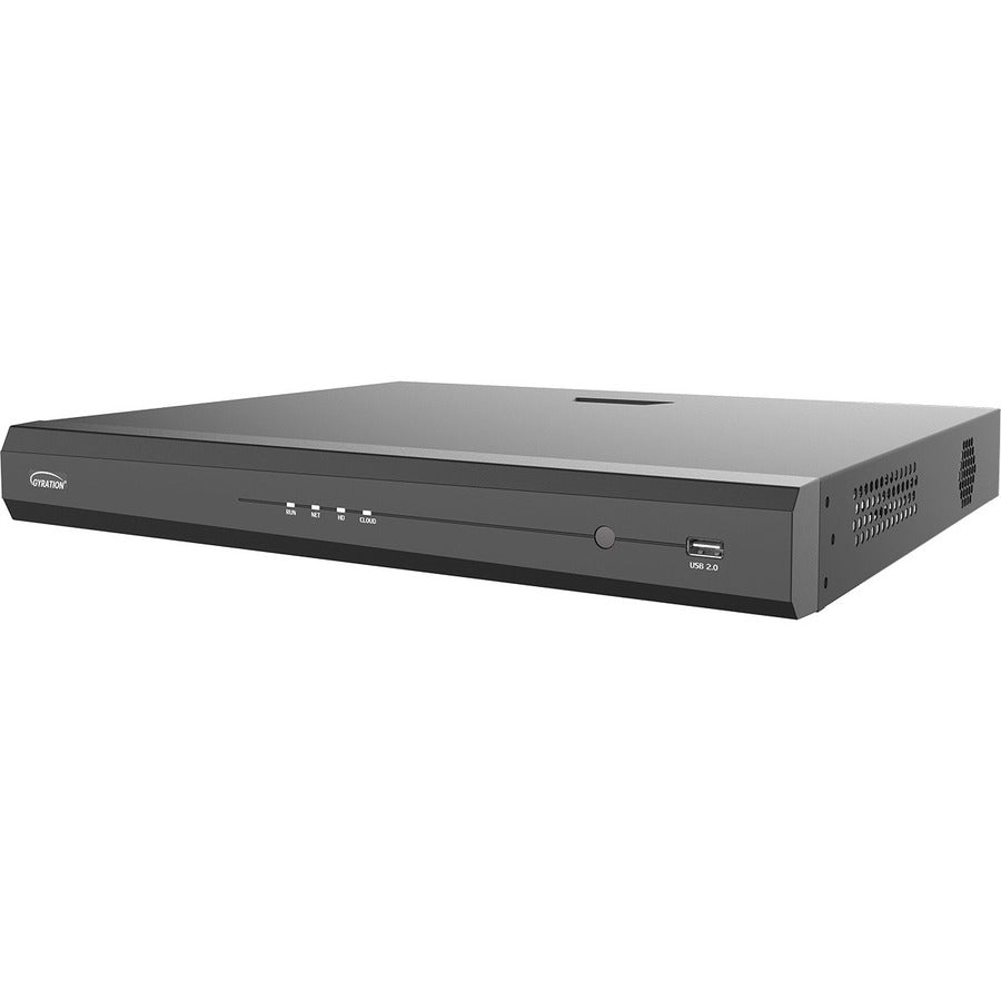 Gyration 16-Channel Network Video Recorder With PoE, TAA-Compliant - 20 TB HDD